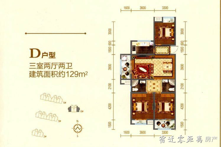 美林·尚东一号户型图_宿迁零距离